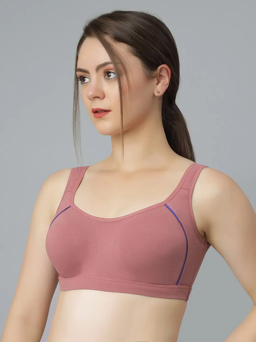 Soft Cotton Full Coverage Bra | Wire-Free Comfort