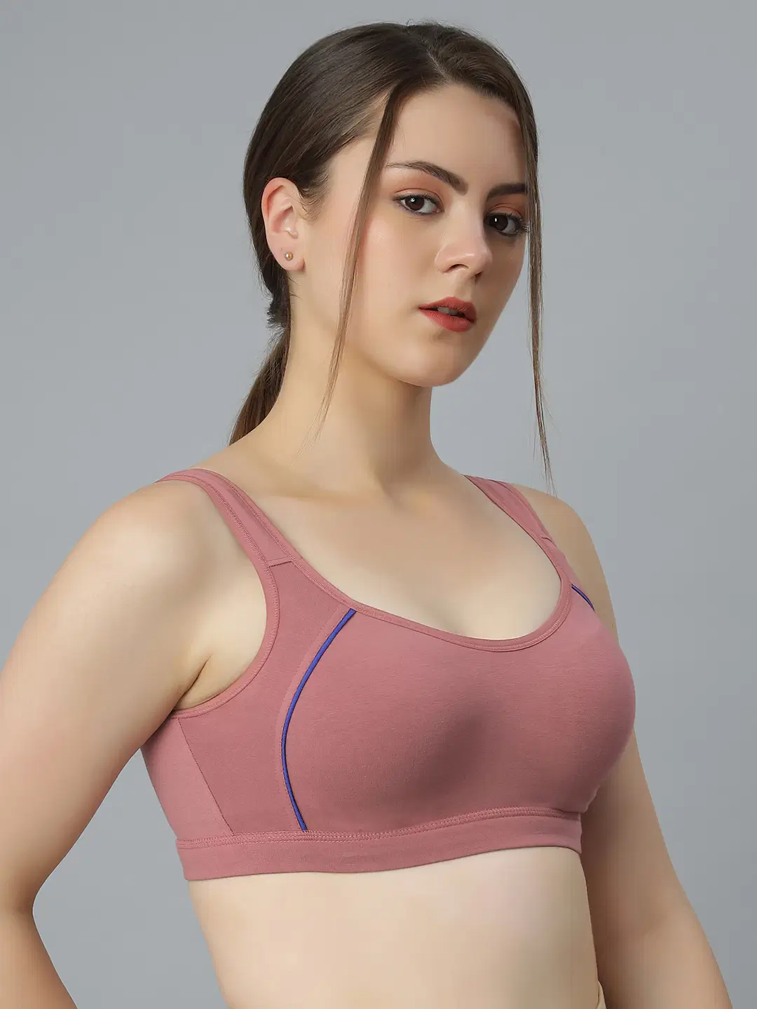 Soft Cotton Full Coverage Bra | Wire-Free Comfort