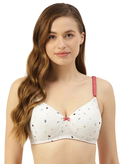 Premium Cotton Comfort Bra | Lightly Padded | Full Coverage | All-Day Support